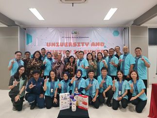 Kunjungan FTP UKWMS ke PT LNK untuk Mewujudkan University & Industry in Synergy