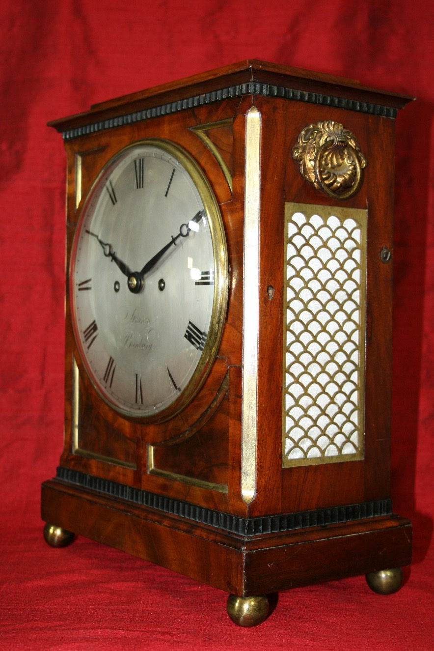 Thumbnail: French Mahogany Bracket Clock