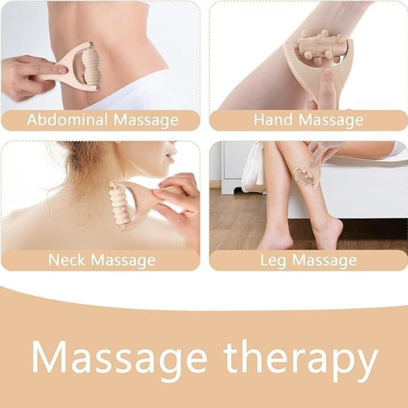 Thumbnail: Massage Roller Tool Waist, Thigh, Leg, Hands, Full Body Massager Maderotherapy P