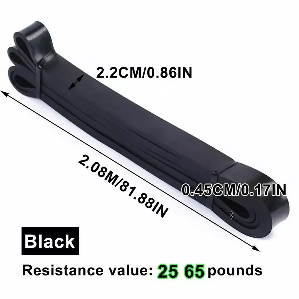 Thumbnail: 5~120lbs Fitness Resistance Band Boxing Agility Training Workout Gym Equipment Y