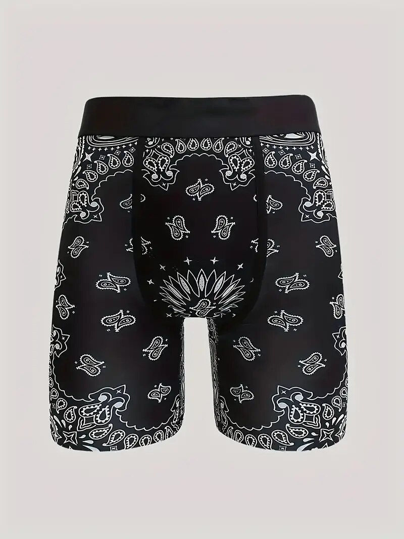 Thumbnail: Men's Printed Pants Long Comfortable Breathable Sports Underwear
