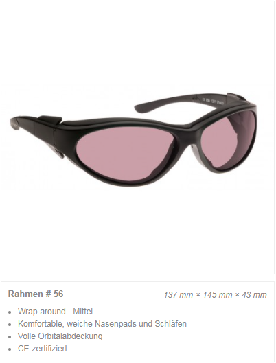 Thumbnail: Laserschutzbrille #DRB (2700-2950 nm, OD 5+)