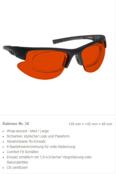 Thumbnail: Laserschutzbrille #YGN (>850-1075nm,  OD 5+)