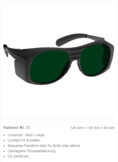 Laserschutzbrille #5PL (190-1200nm)