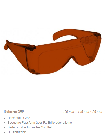 Miniaturbild: Laserschutzbrille #TRI (980-1064 nm, OD 7+)
