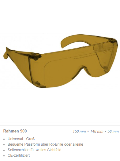 Thumbnail: Laserschutzbrille #YG2 (750-1064nm, OD 7+)