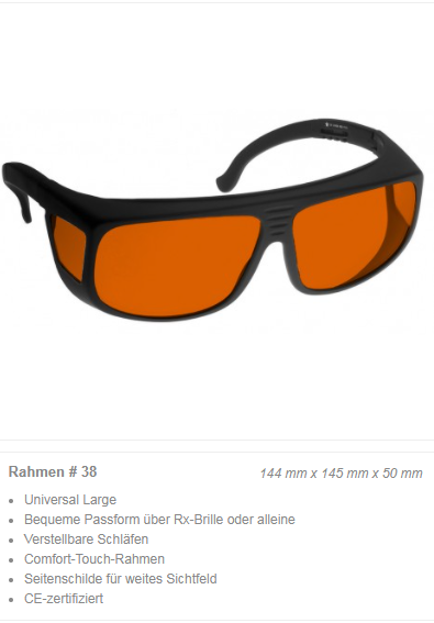 Miniaturbild: Laserschutzbrille #DI3 (800-815nm, OD 6+)