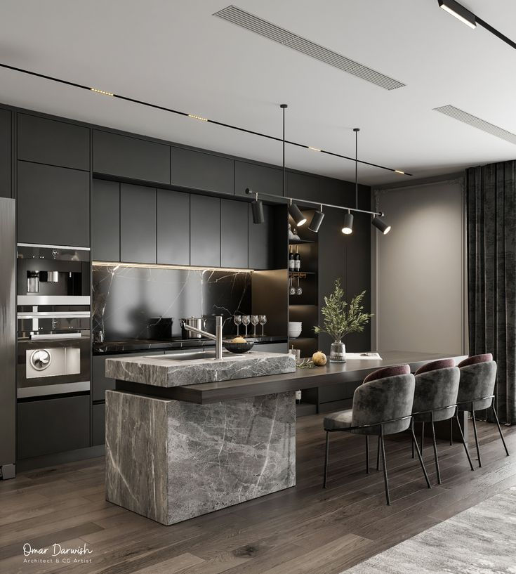 Efficient kitchen layout and functionality are essential for a luxurious culinary experience. Design your kitchen with a workflow in mind, ensuring that the cooking, prep, and cleaning areas are strategically placed for convenience and efficiency. Incorporate ample storage solutions, such as customized cabinets and pantry systems, to keep your kitchen organized and clutter-free. Luxury kitchens often feature spacious islands or breakfast bars that serve as both practical work surfaces and stylish gathering spots for family and guests.
