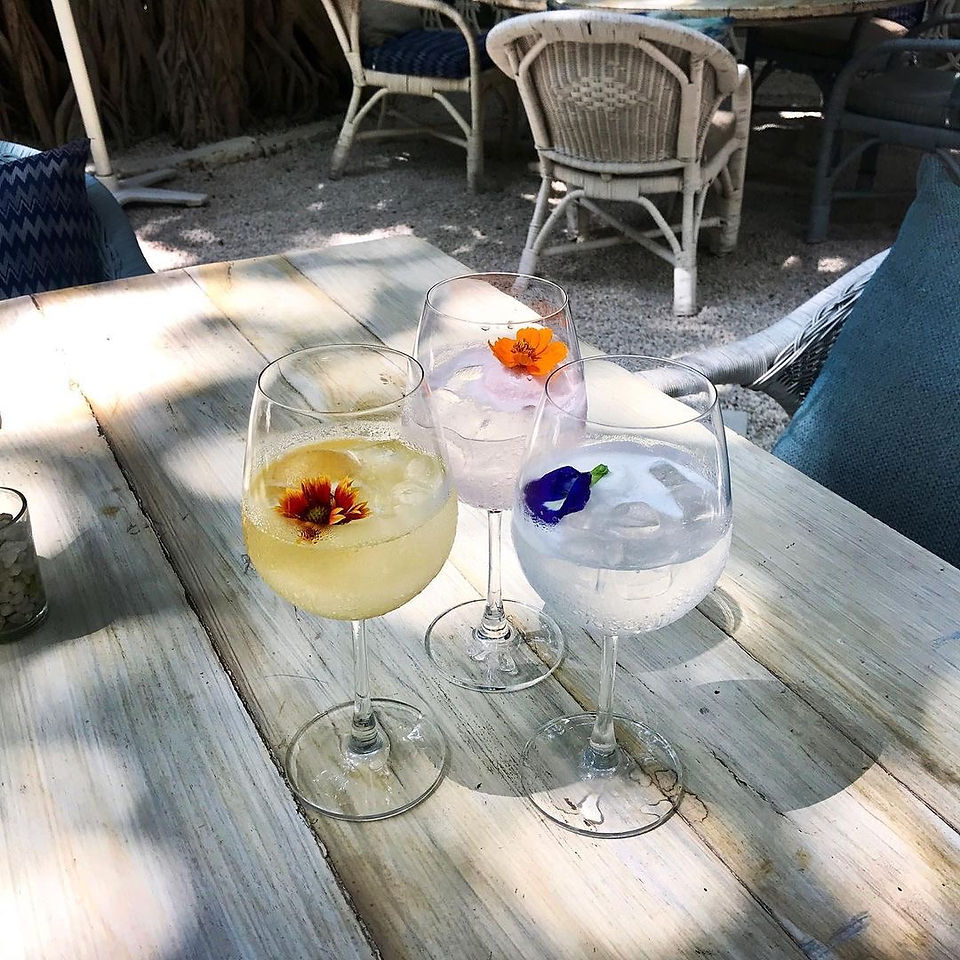 Cocktails At Olive Bar