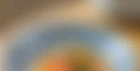 Salmon, snapper, leche de tigre, topped with crispy quinoa and basil. Drizzled with aromatic truffle oil.