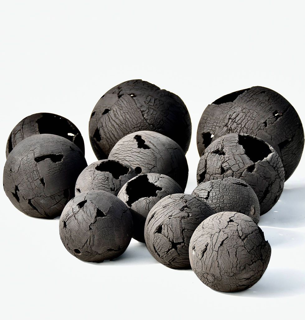 arched Earth, Potent life spheres A tribute to life and its resilience to survive the darkest hour.