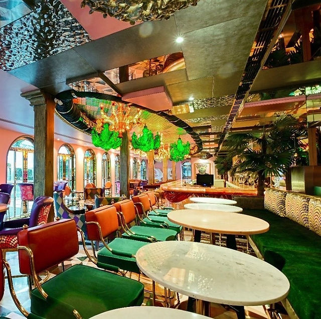 Indoor Seating At Diablo Delhi