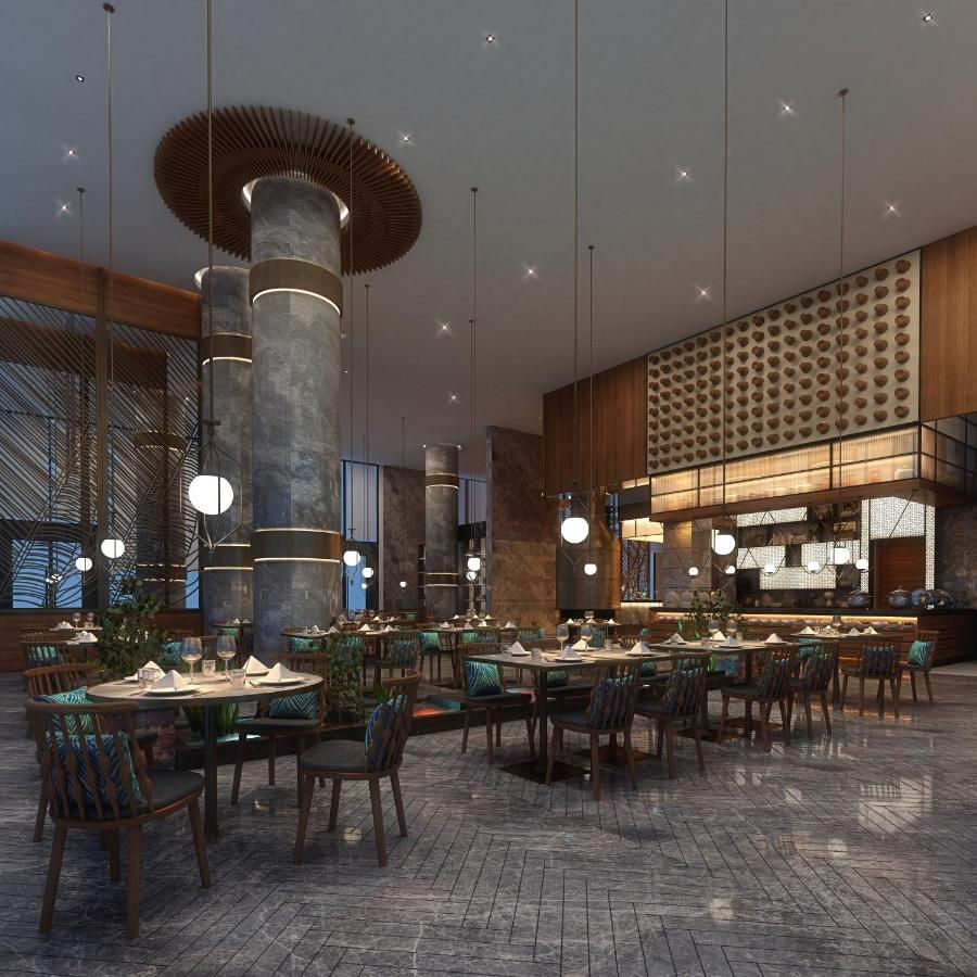 As the name suggests it has the biggest range of comfort. The dress code is casual and dishes are international, regional and indian dishes which serves appetite the best. The sitting is alfresco and dining is open for all day including breakfast, lunch, dinner and late night menu.