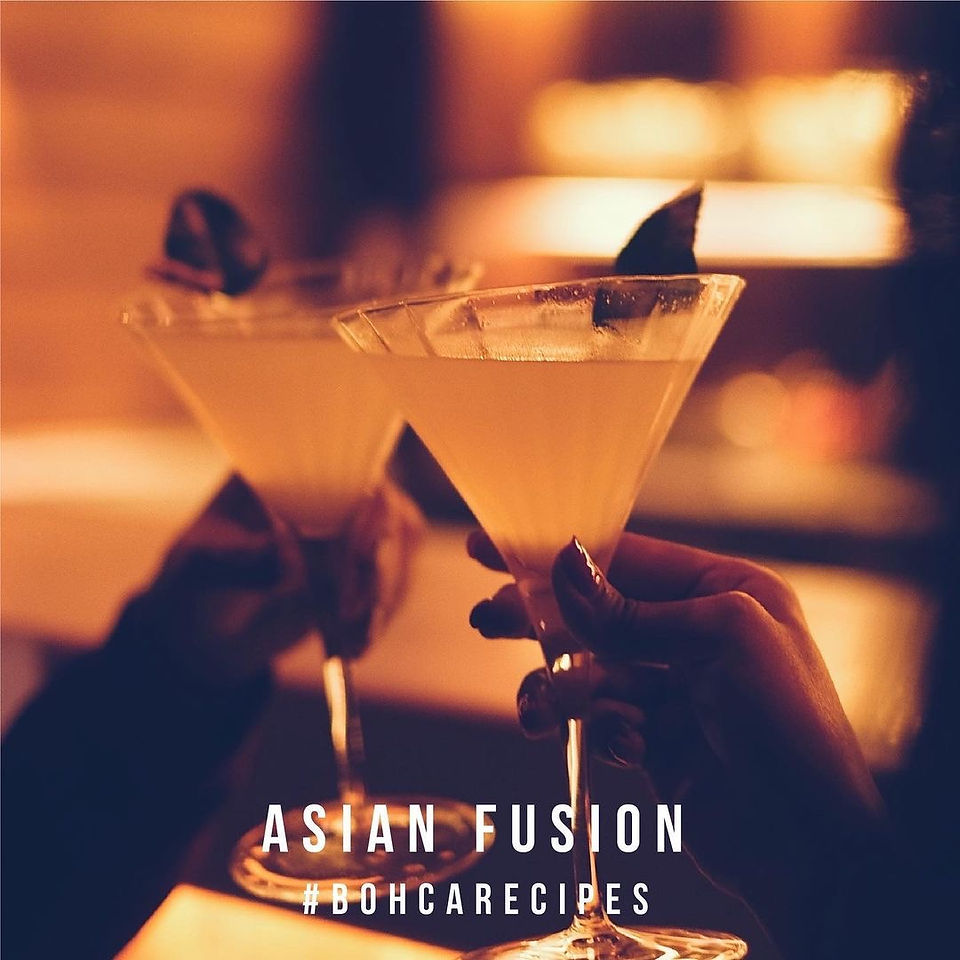 Vodka, Kaffir Lime, Coconut, Lime, Passion Fruits, Pineapple