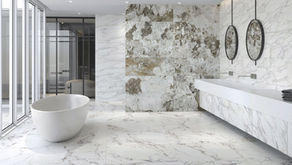 Indulge in Opulent Bathroom Luxury with Italian Marble Finishes