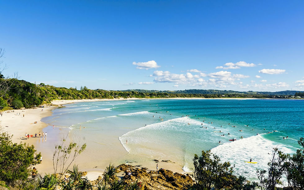 Beach Australia - BYRON BAY , NEW SOUTH WALES , AUSTRALIA 