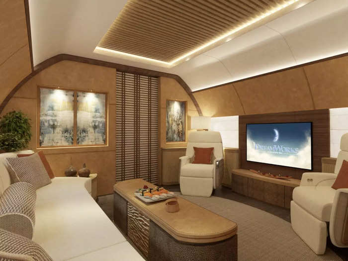 Boeing Business Jet Executive Room