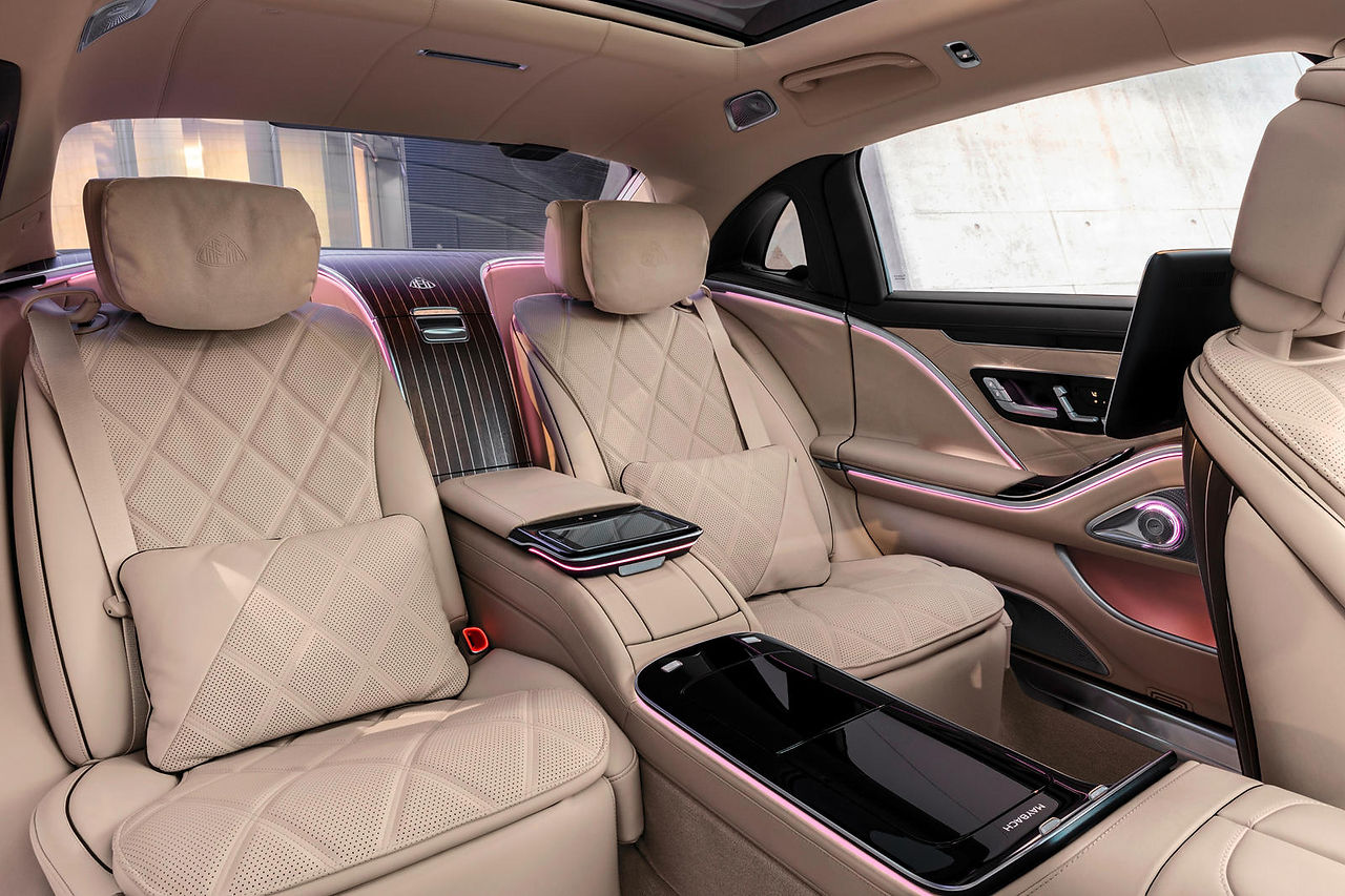 heated rear seats with power adjustments and massage