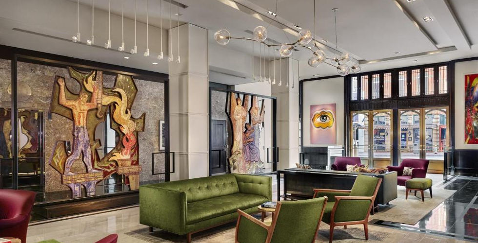 Luxury Dallas Hotel The Joule Lobby