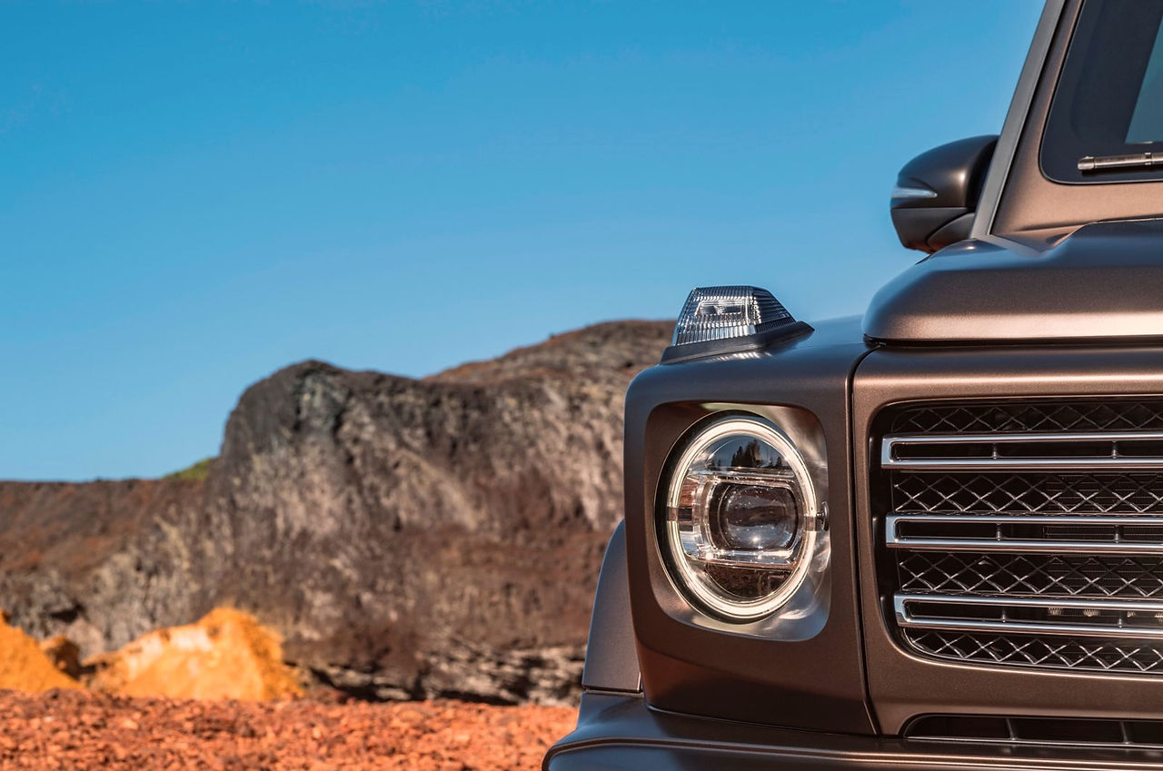 Mercedes G-Class Round LED Headlights