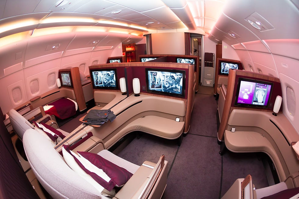 From the moment you step on board, you'll be enveloped in a world of opulence and refinement. Indulge in the highest level of comfort, personalized service, and exquisite amenities that redefine the meaning of luxury in air travel.
