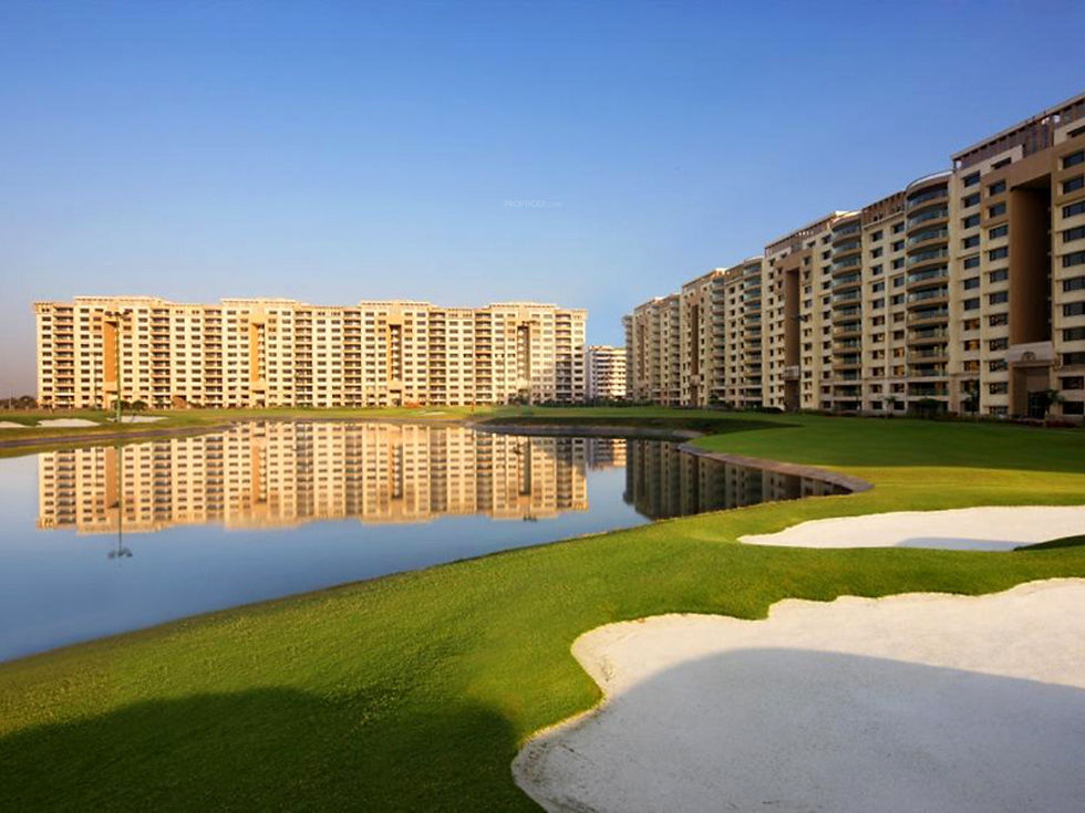 Beautiful views of 4 whole Golf Greens from abodes gives bliss to your chaotic life.