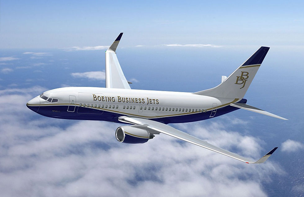 Mukesh Ambani, the owner of the Boeing Business Jet, is also called the flying hotel as it is inbuilt with luxury and a stunning interior. The jet is 1004 sq ft and has a private bedroom suite that has all the well-equipped amenities and an executive office.