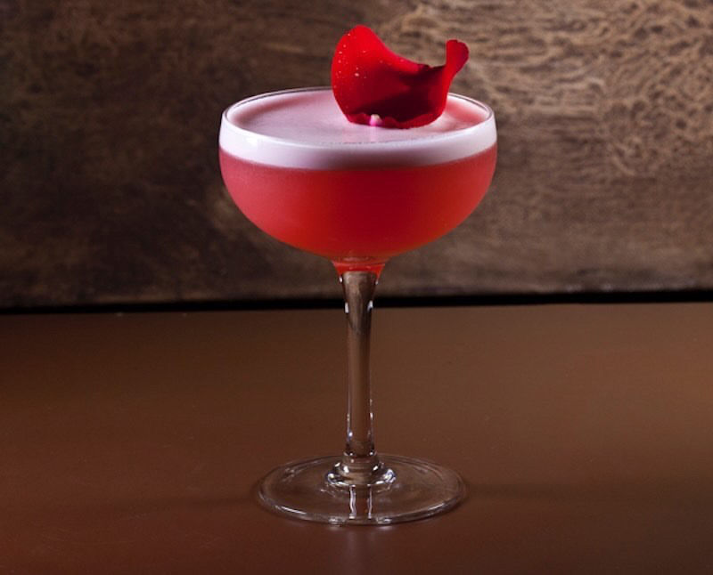Vodka Cocktail A Dozen Roses Vodka Cocktail Recipe Junoon NYC