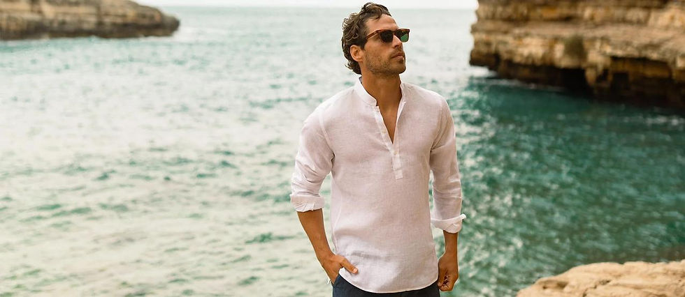 Linen shirts are a summer wardrobe essential for every stylish man. They offer a comfortable and breezy feel that keeps you cool and fashionable during hot days. Linen shirts are available in various colours, styles, and patterns, offering endless possibilities to elevate your summer style to luxury status.