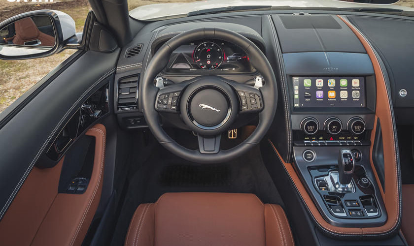 Jaguar F Type 12.3-inch completely digital gauge