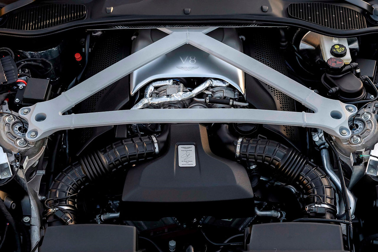 Aston Martin DB 11 V8 Engine
