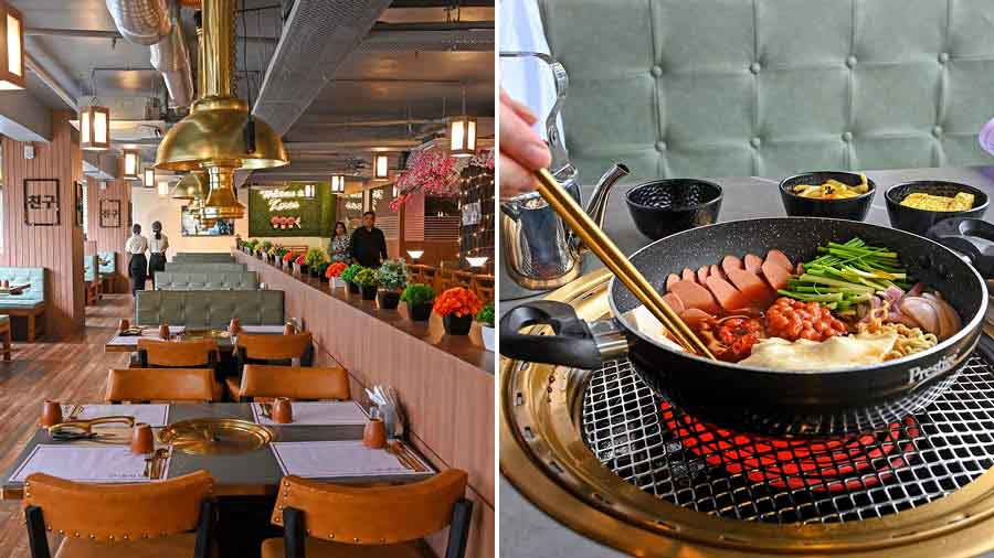 Seoul Restaurant is famously known to be one of the best veg Korean restaurants in the country. Get your grill on at this renowned Korean barbecue joint and revel amidst their cherry blossom decor that mirrors a tranquil garden.
