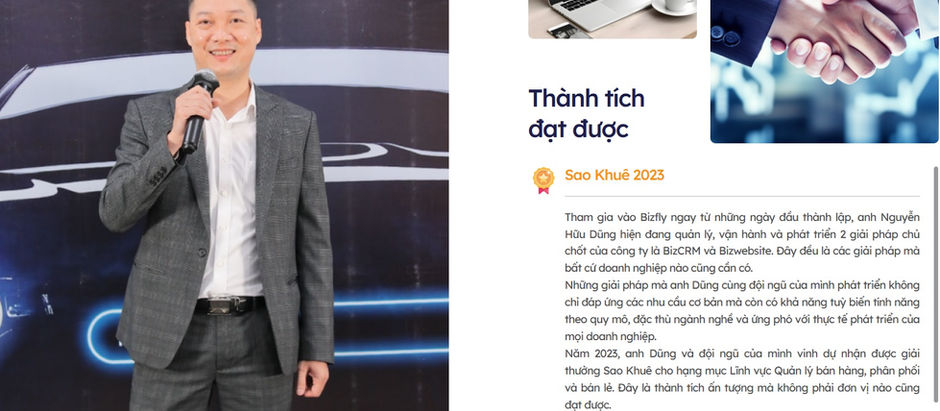 Giám đốc Nguyễn Hữu Dũng – Kinh nghiệm thực chiến trong phát triển website, CRM và giải pháp công nghệ doanh nghiệp