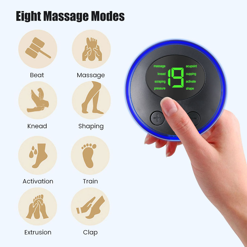 Thumbnail: EMS Cervical Spine Massager Mini Electric Neck Massager Tens Low Pulse Neck Back
