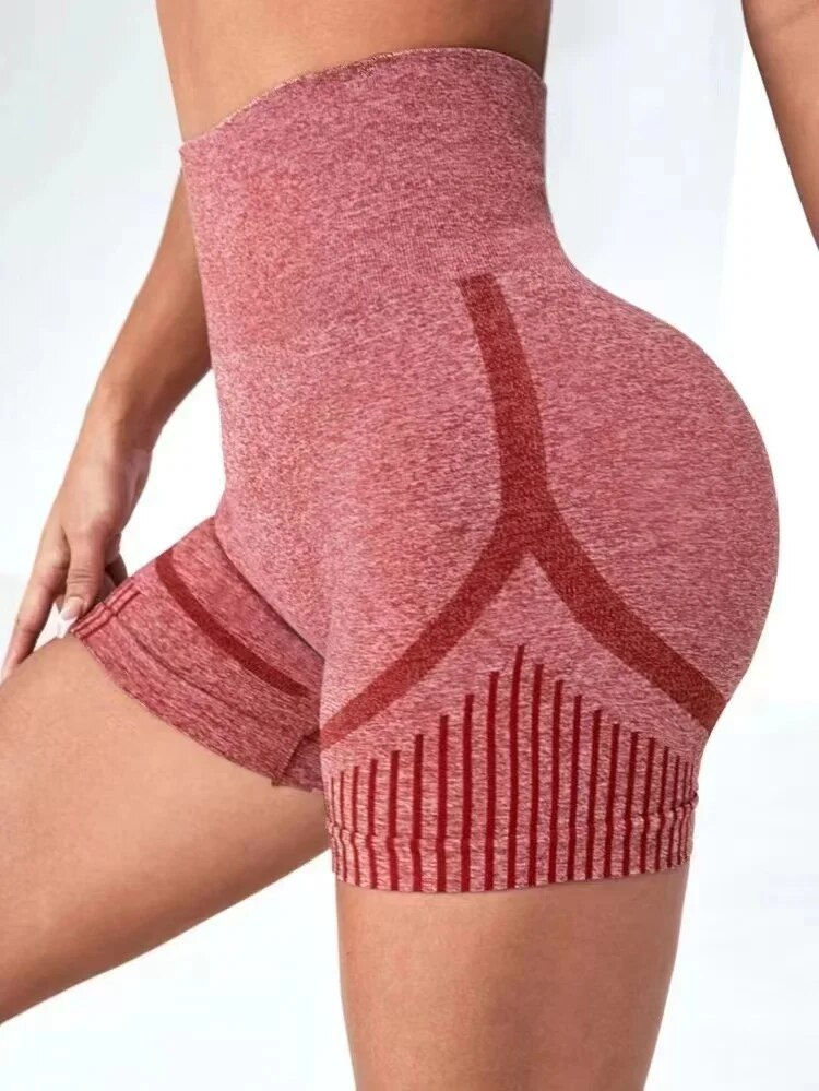 Thumbnail: Women Yoga Shorts High Waist Workout Shorts Fitness Yoga Lift Butt Fitness Ladie