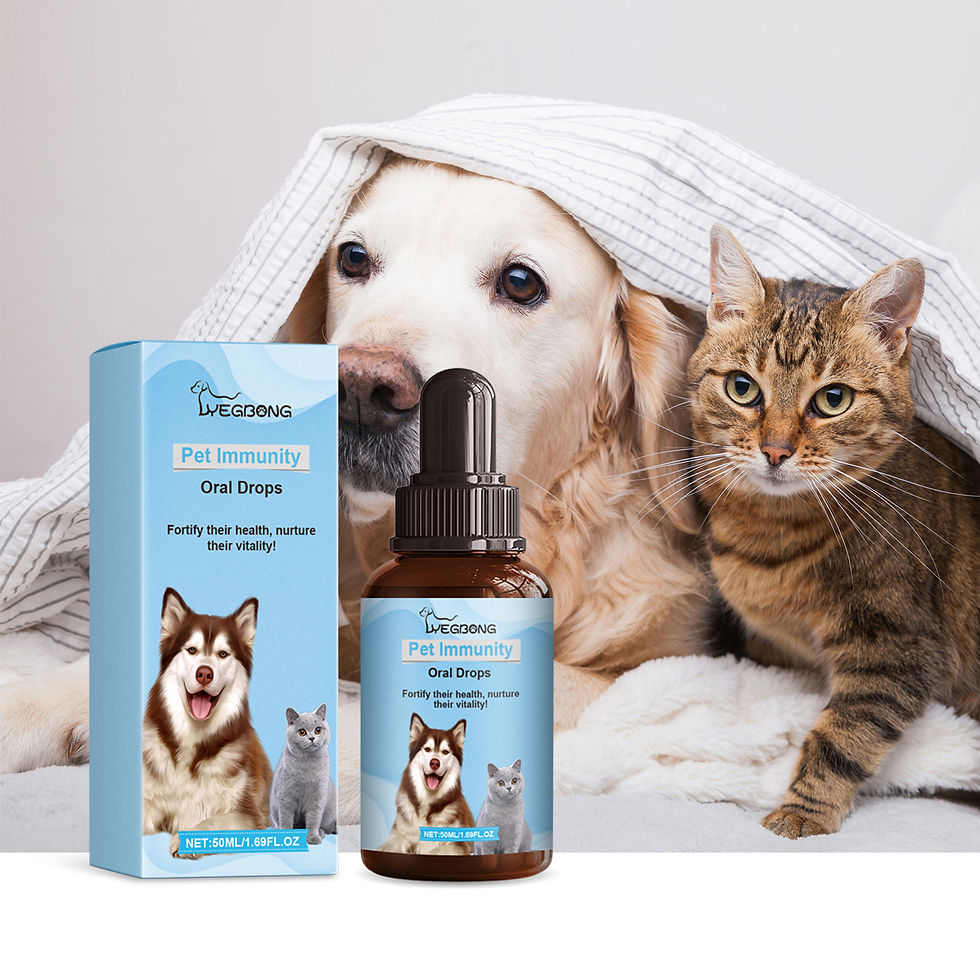 Thumbnail: Yegbong Pet Health Drops Cats Dogs Balanced Nutrition Enhance Puppy Kitten Disea