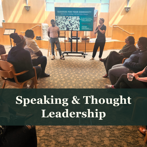 Speaking and Thought Leadership