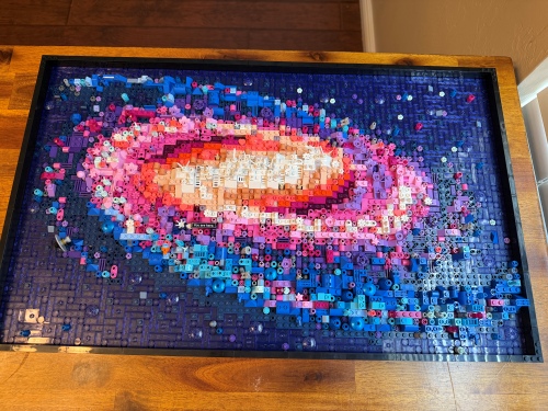 A completed LEGO Milky Way set
