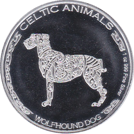 Tschad - 500 Francs 2022 Wolfshund - Celtic Animals