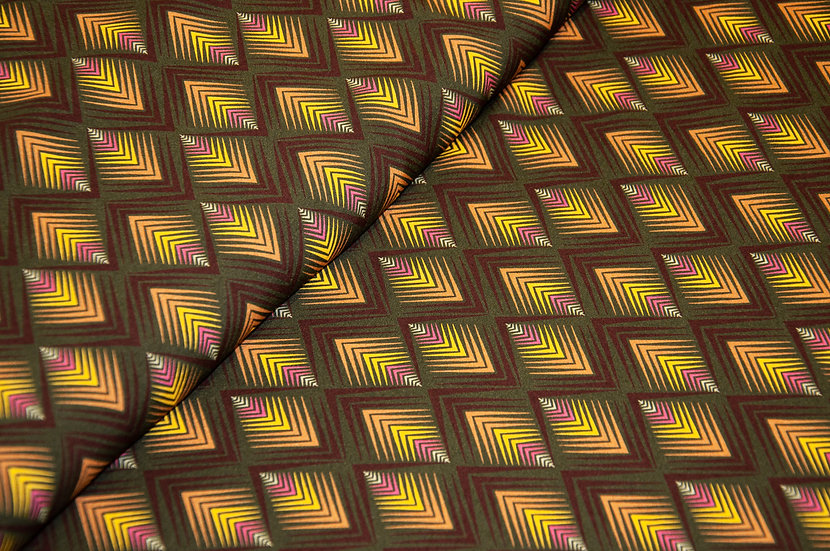 Viscose mit Rhomben | Stoffladen Walser