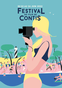 Illustration Affiche pour le Festival de film sde Contis