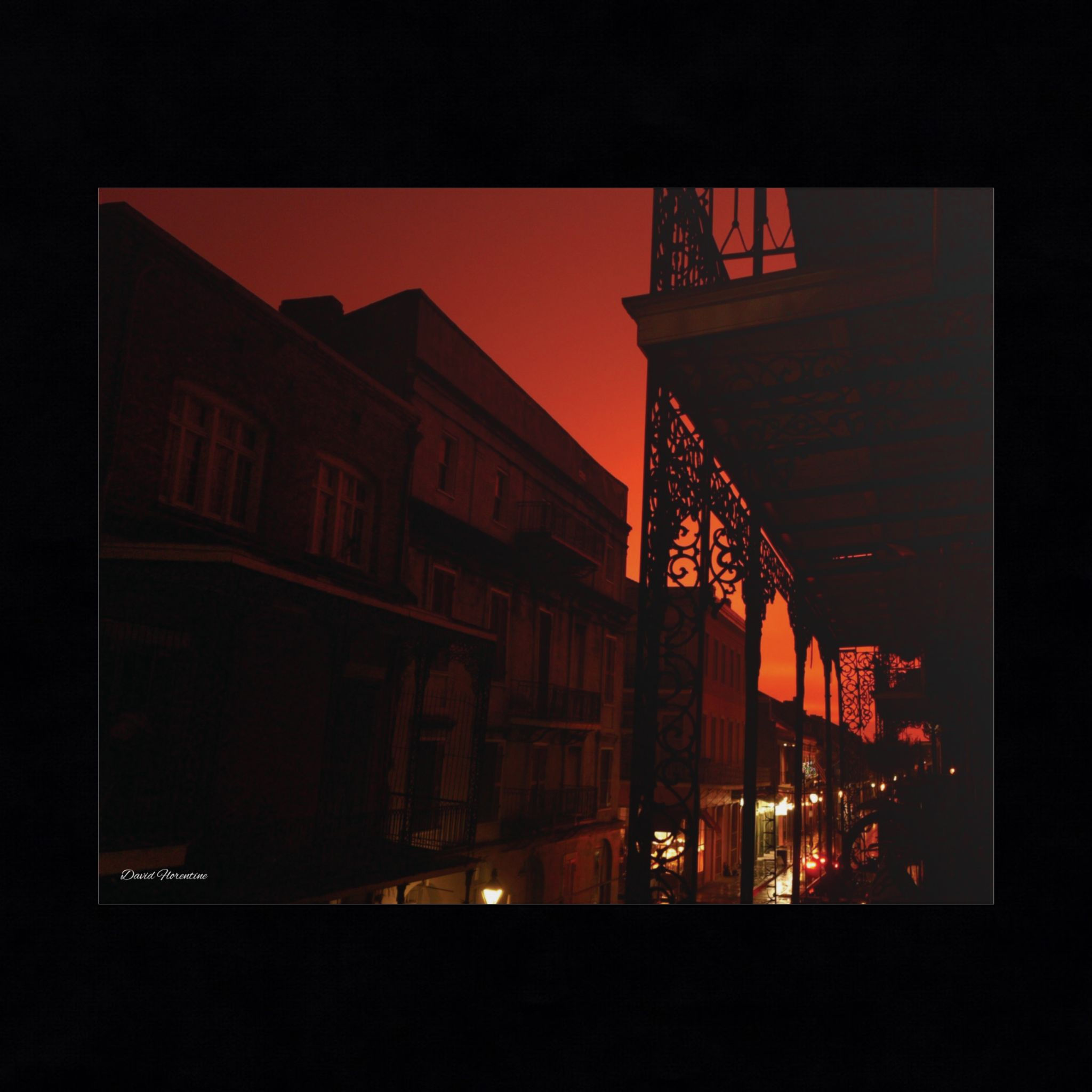 Sky On Fire - French Quarter