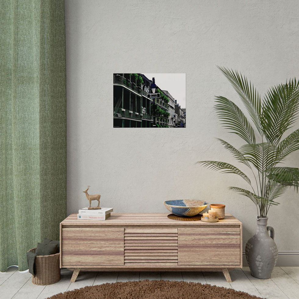 Thumbnail: French Quarter Balconies with a Pop of Green, Royal Street, New Orleans