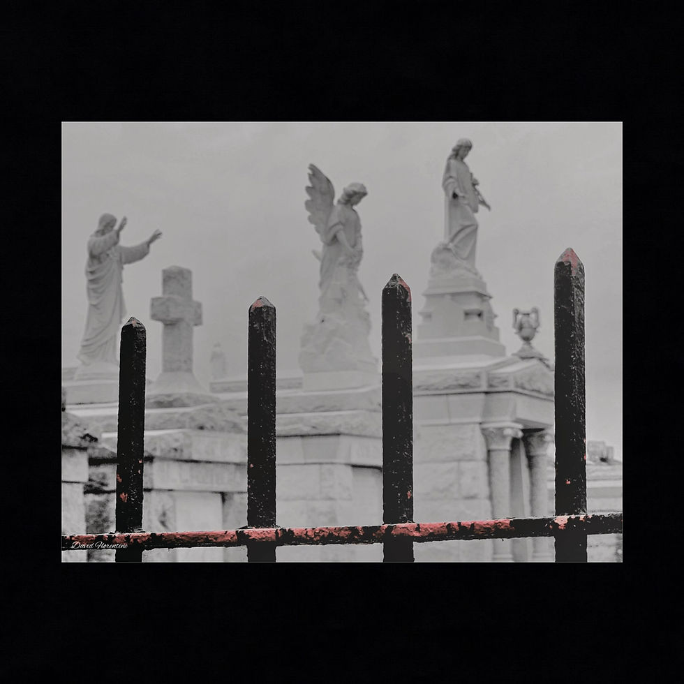 Thumbnail: Angels In St Louis Cemetery #3