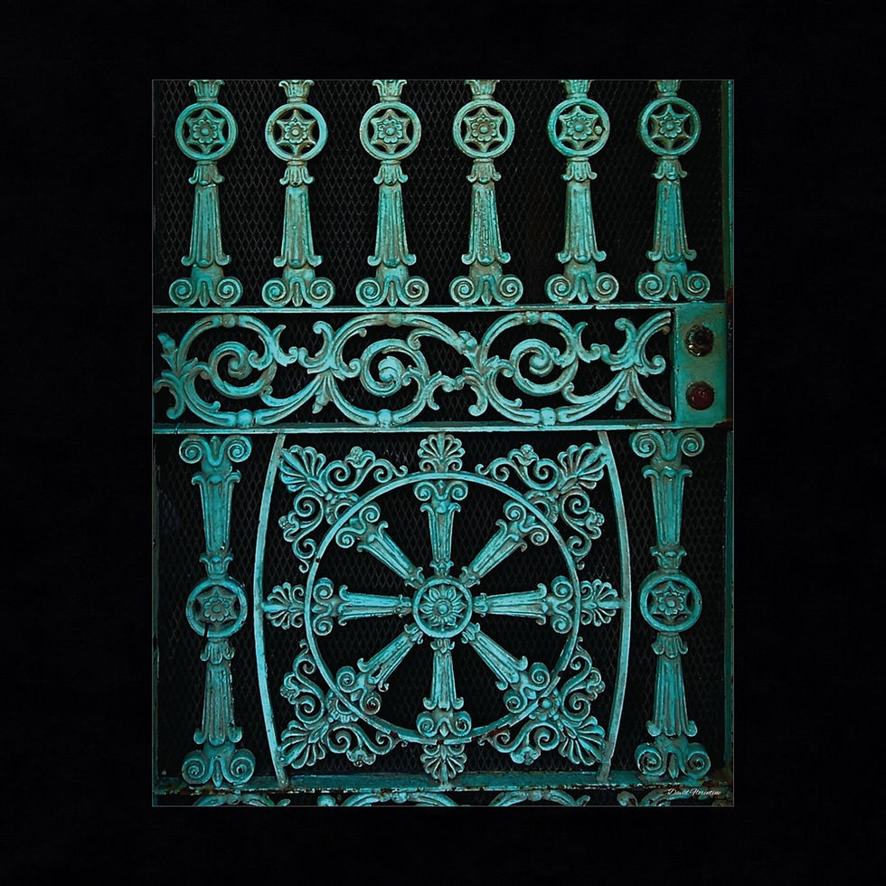 Thumbnail: Green Cast Iron Gateway, French Quarter - New Orleans