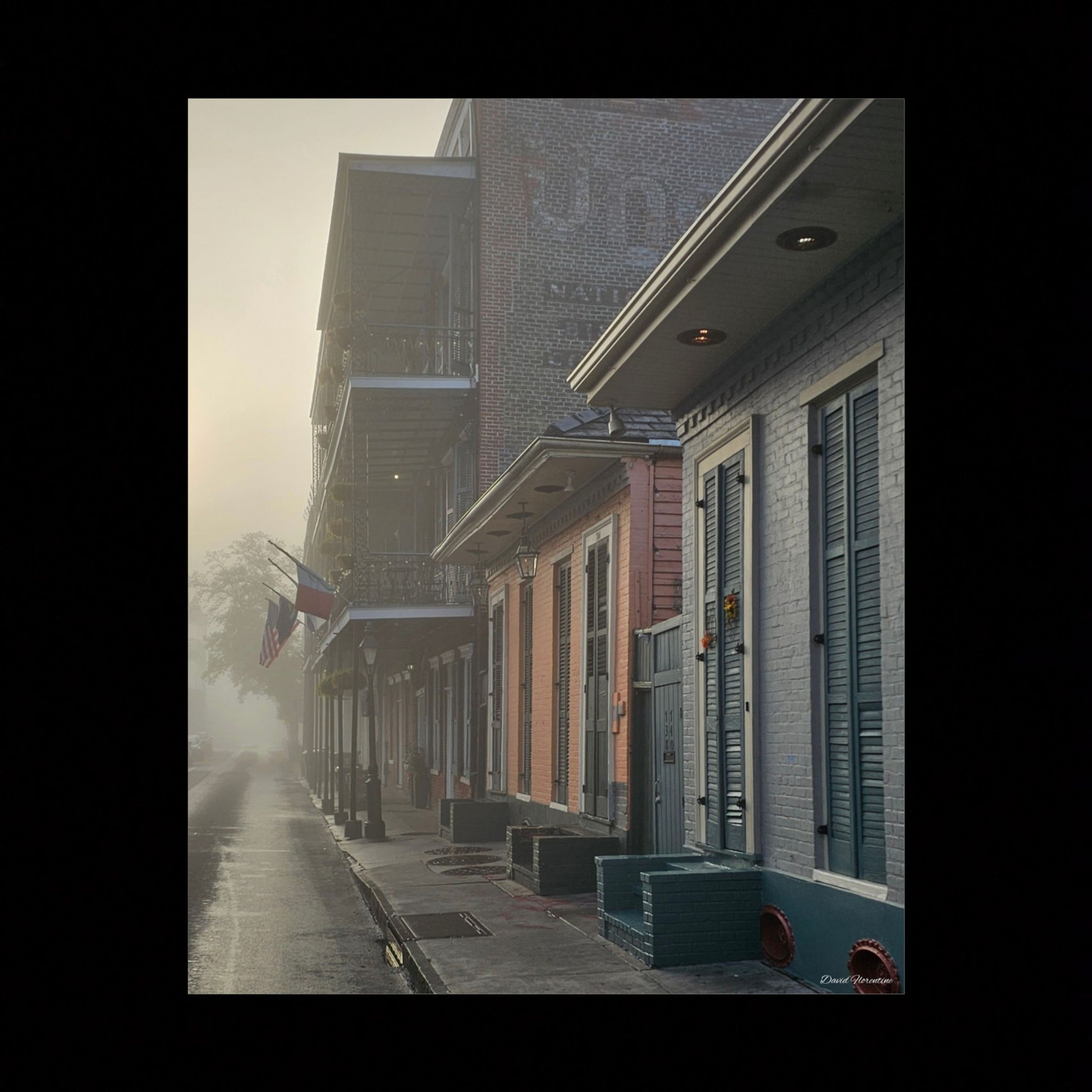 Foggy French Quarter Street Scene #10