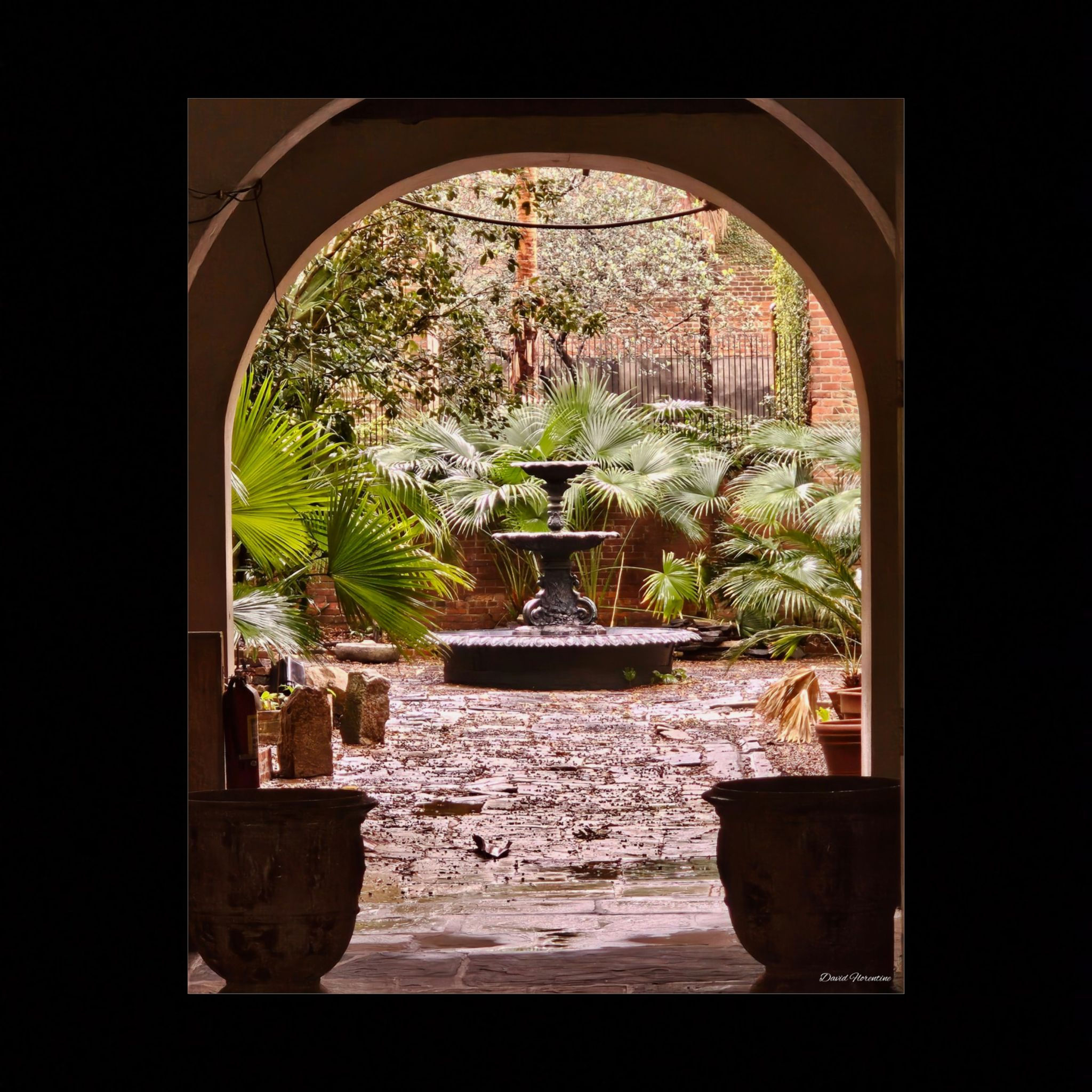French Quarter Courtyard Entrance #1