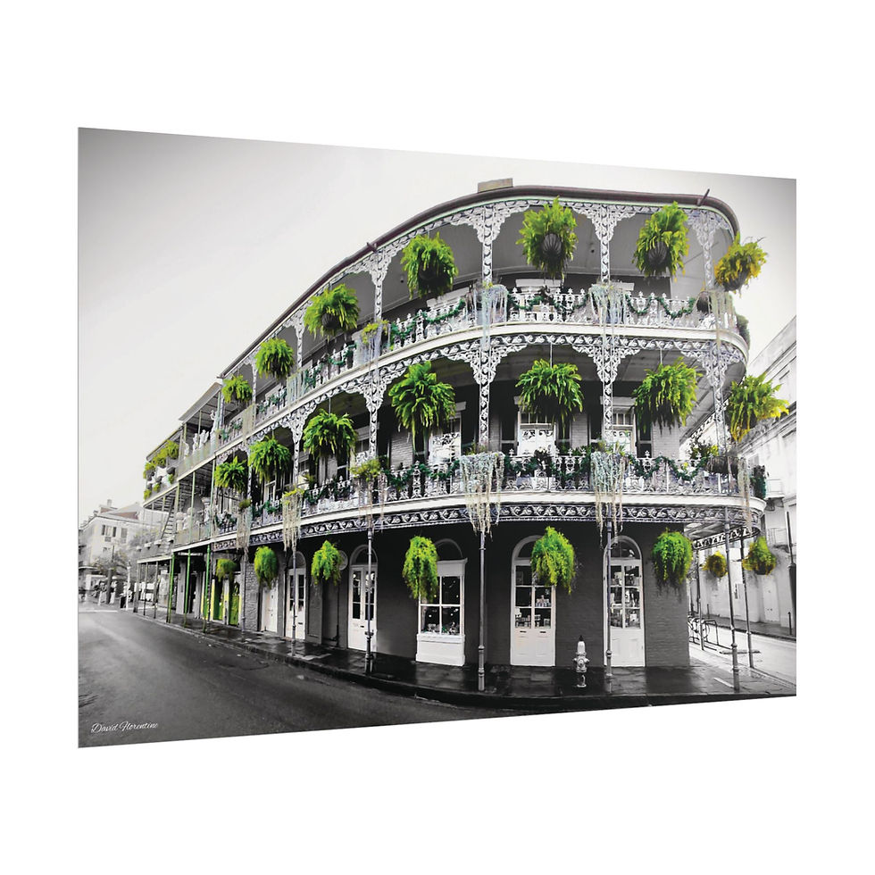 Thumbnail: The LaBranche House, Royal Street, French Quarter with A Pop of Green