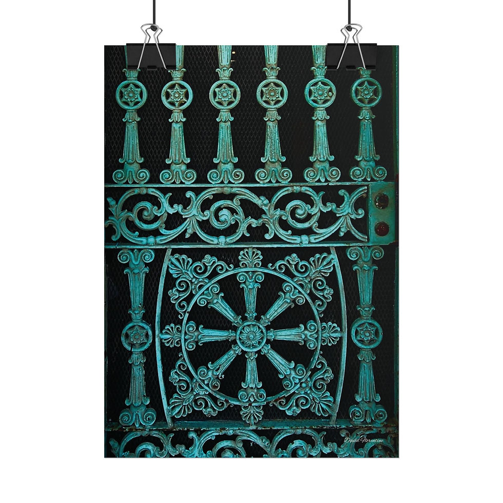 Thumbnail: Green Cast Iron Gateway, French Quarter - New Orleans
