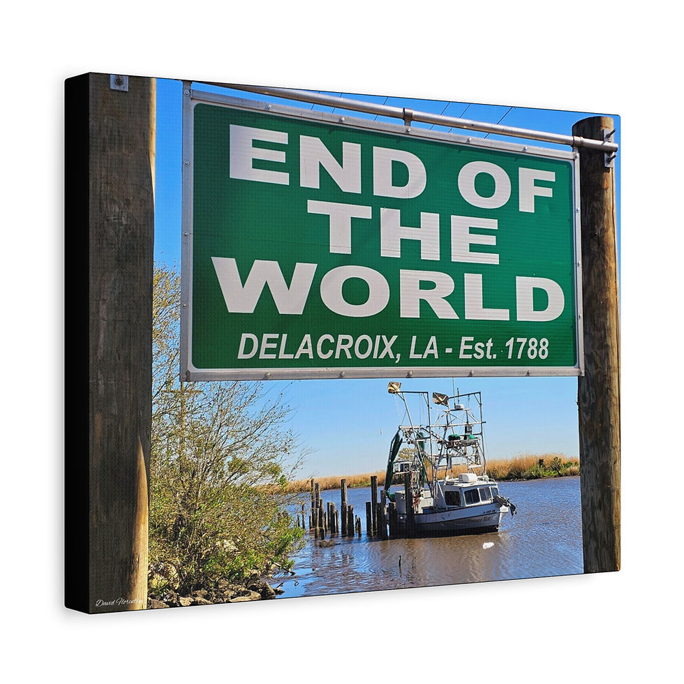 Thumbnail: End of the world on canvas